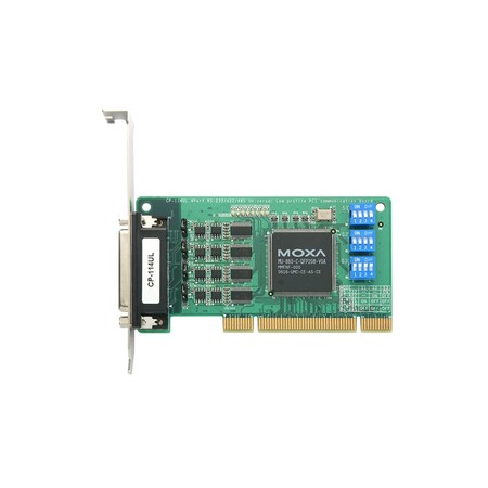 Moxa 4Port Upci Board, Rs-232/422/485, Lowprofile, Wide Temperature CP-114UL-T
